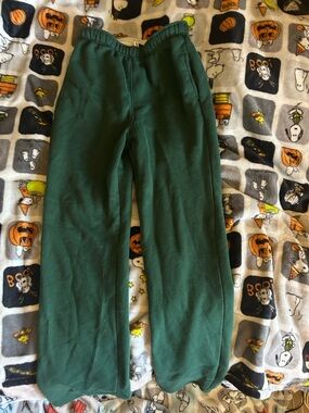 Target Dark Green Fleece Track Pants
